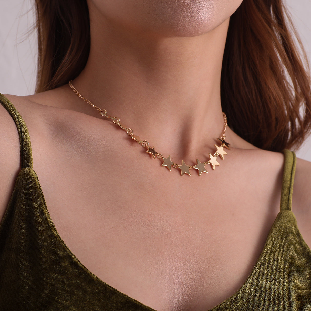 Star Choker Necklace - European American Fashion, Alloy Pendant - Shop N Save