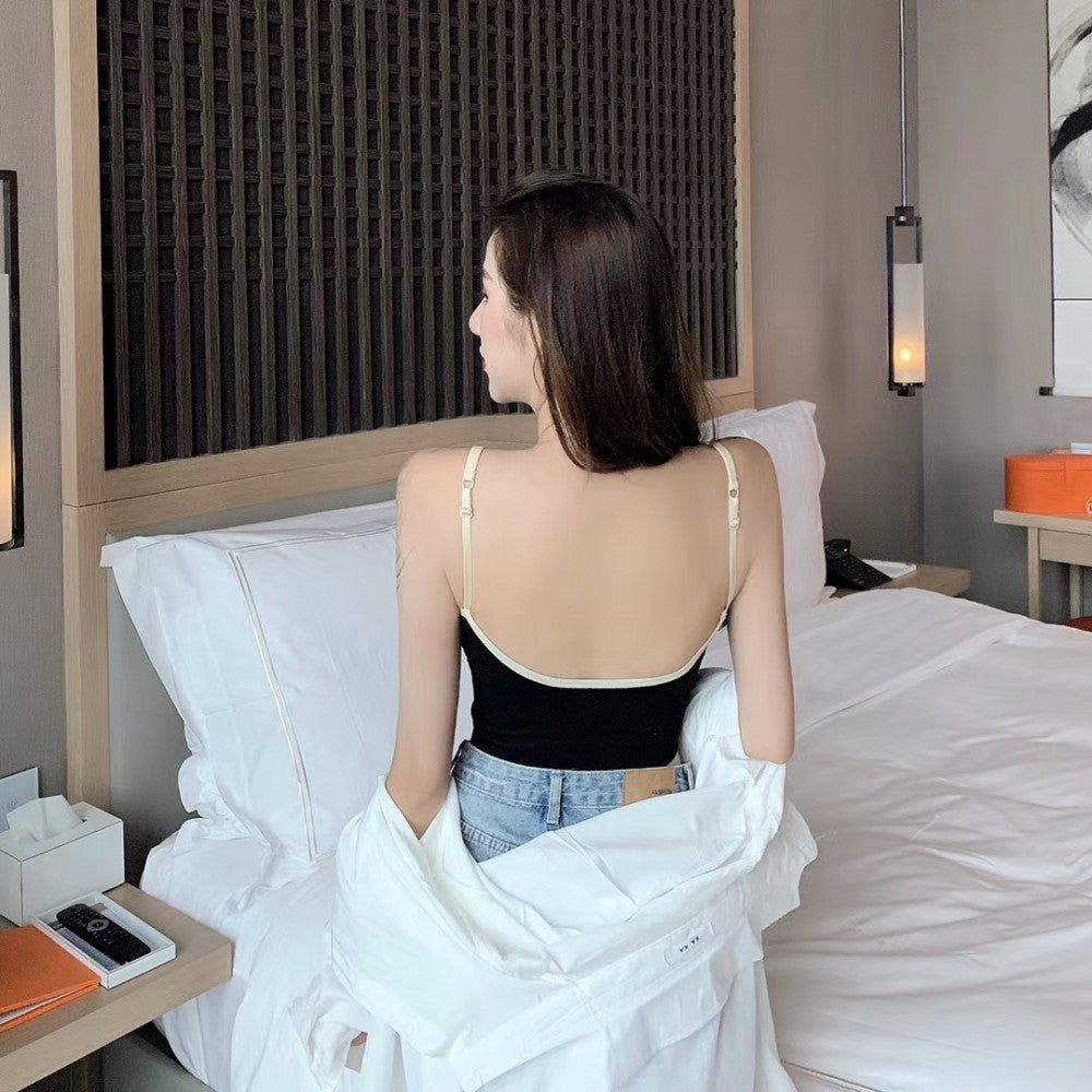 Women Fashion Tube Top Bra Cotton - Black - Shop N Save