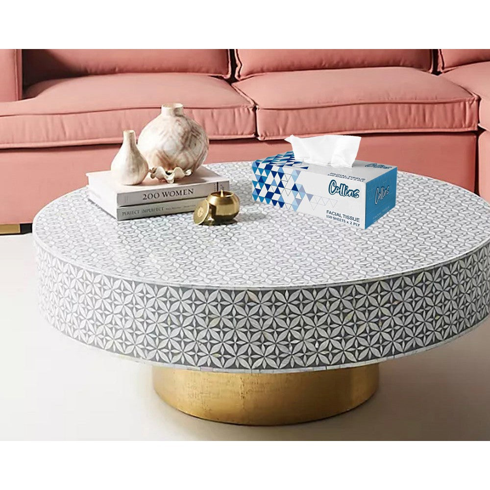 COLLINS Facial Tissue Box: 150 Sheets, 2-Ply Softness & Quality - Shop N Save