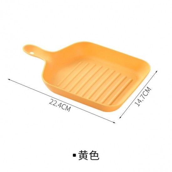 Fruit Tray Food Grade Wear Resistant Plastic BPA Free Fruit Dessert Yellow - Shop N Save