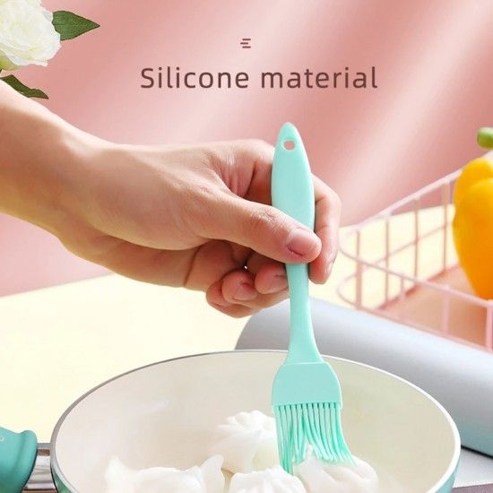 Silicone Grill Barbecue Baking Cooking Oil Brushes (Green) - Shop N Save
