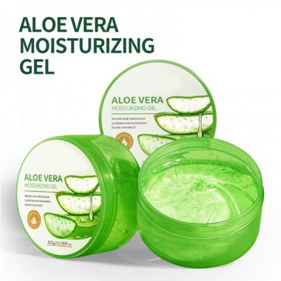 Aloe Vera Soothing Moisturizer Deep Hydration Skin Repairing Gel Remove Acne 300g Green