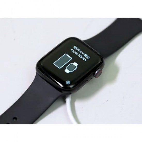 Nylon braided Strap For Apple Watch Band Smartwatch Belt plain Black