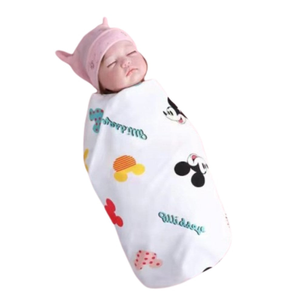 Mickey Mouse Newborn Baby Bag Pure Cotton Thin Section Towel - Shop N Save