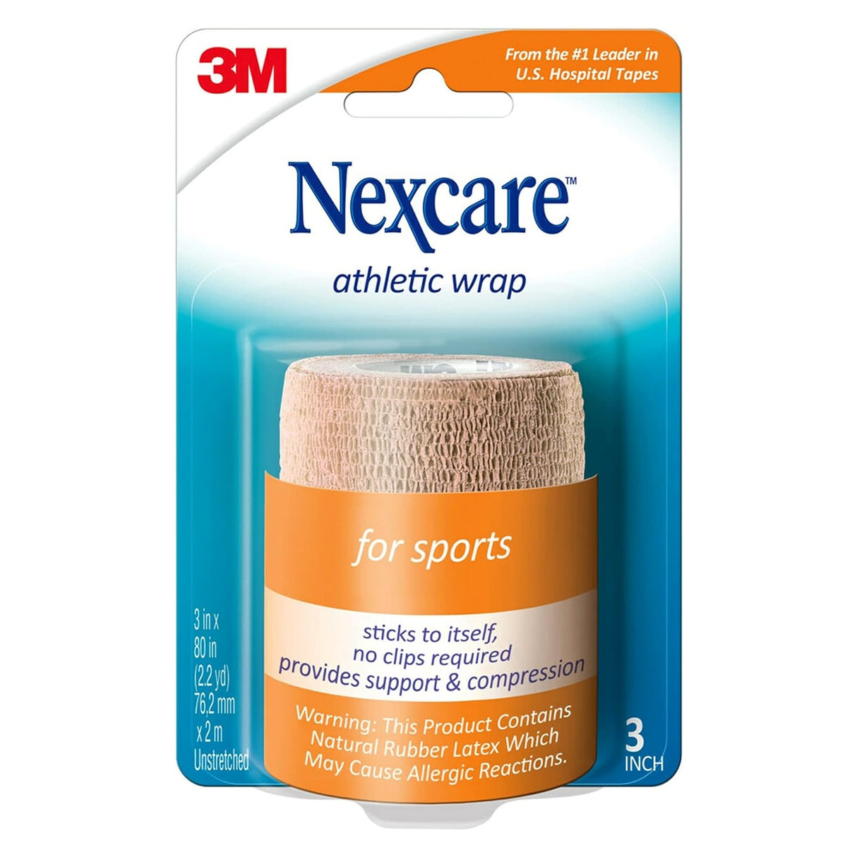 Nexcare™ CR-3T Athletic Wrap Tan