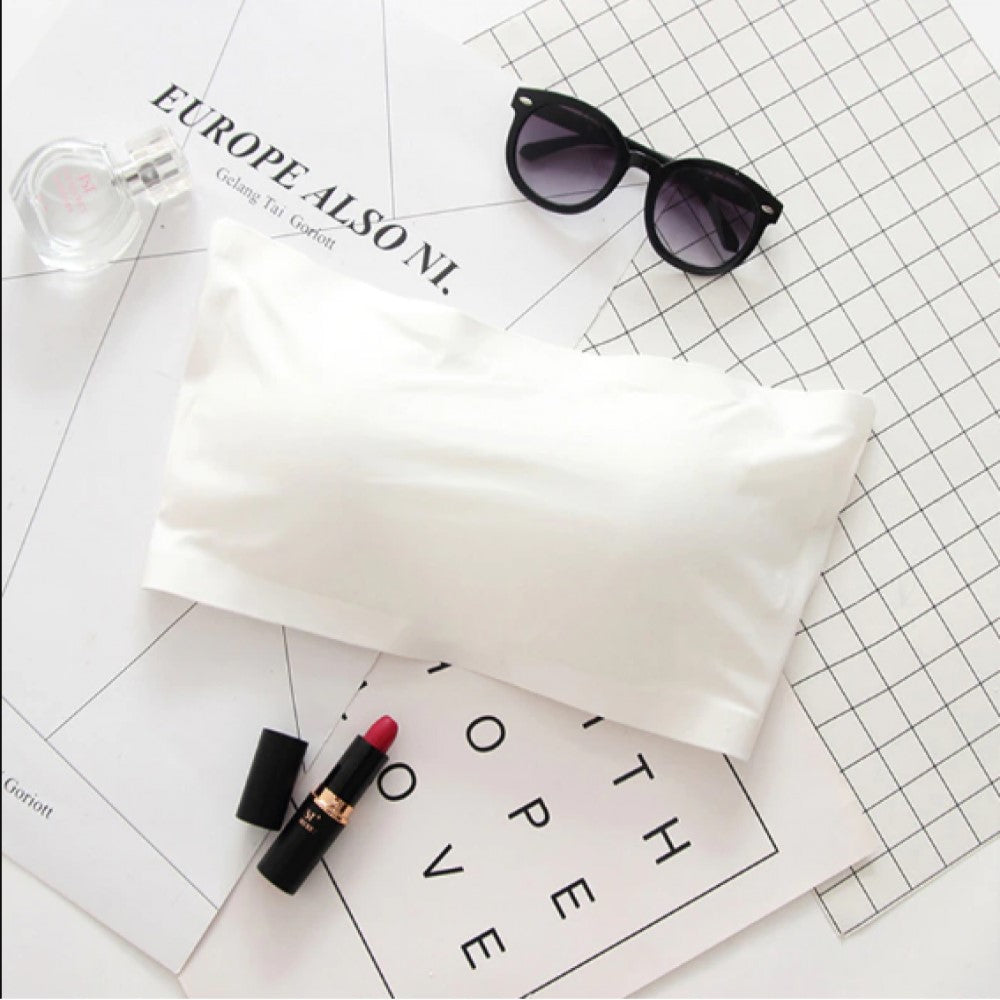 Strapless High Quality Comfortable Wear Push Up Bra - White - Shop N Save