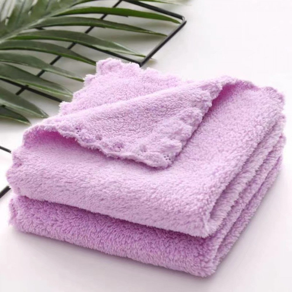High Quality Fiber New Born Home Cleaning Towel 25x25cm