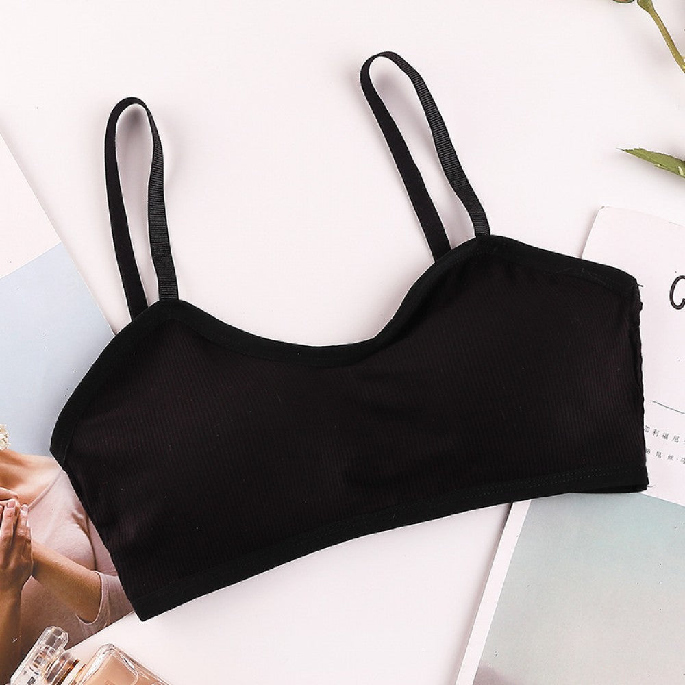 Woman Seamless Bras Vest Thread Beautiful - Black - Shop N Save