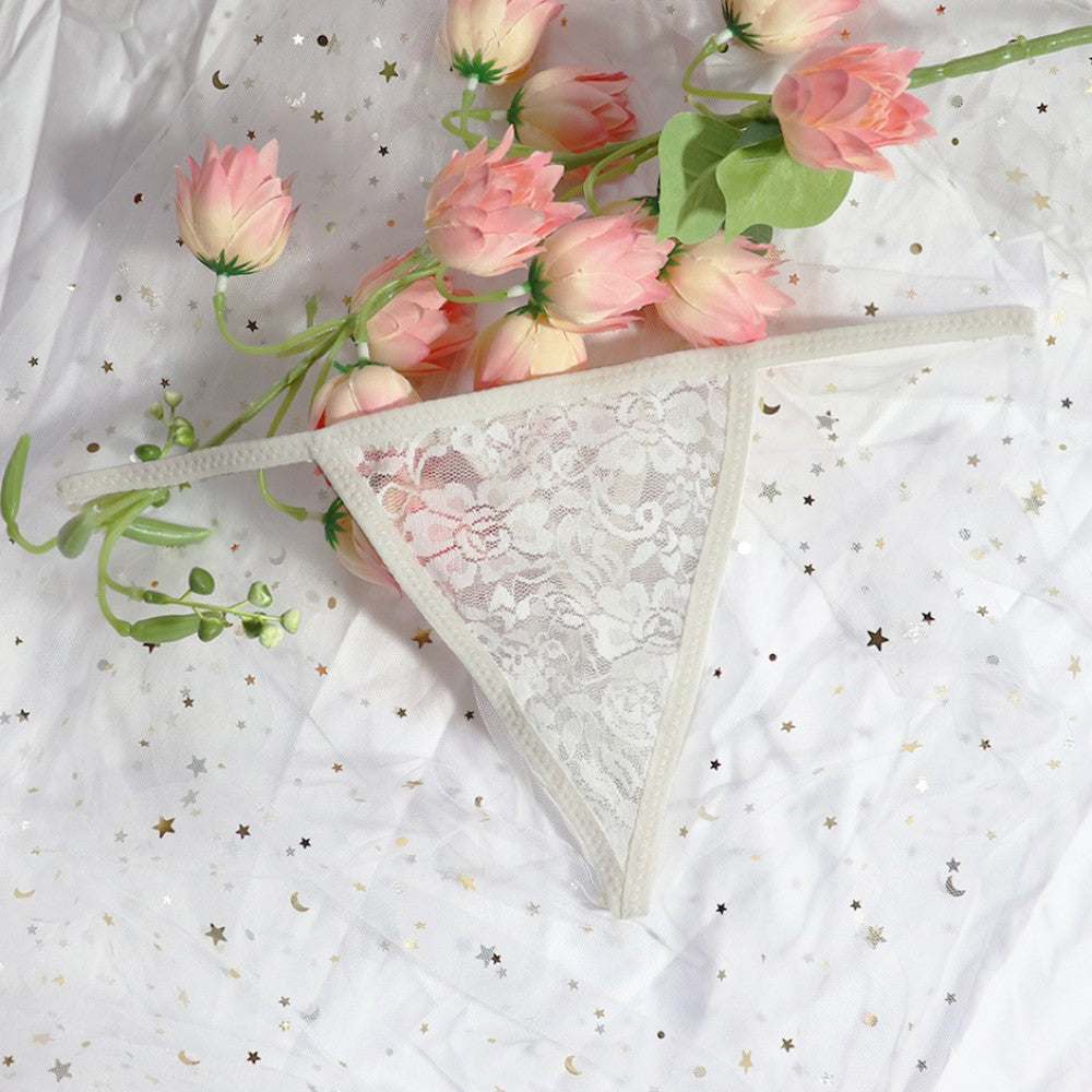 Women Lace Thong - White - Shop N Save