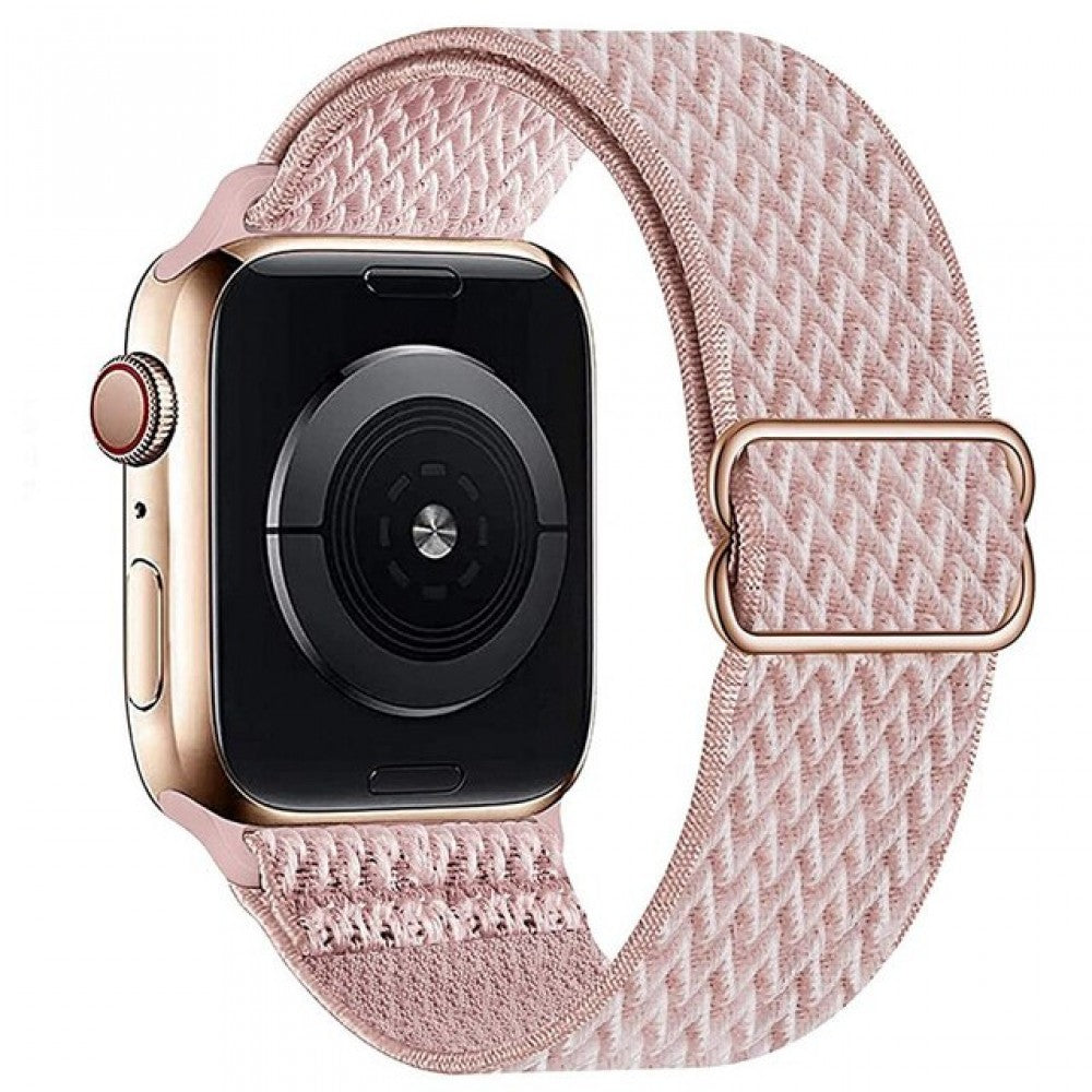 Nylon Loop Strap For Apple Smartwatch Belt Pink