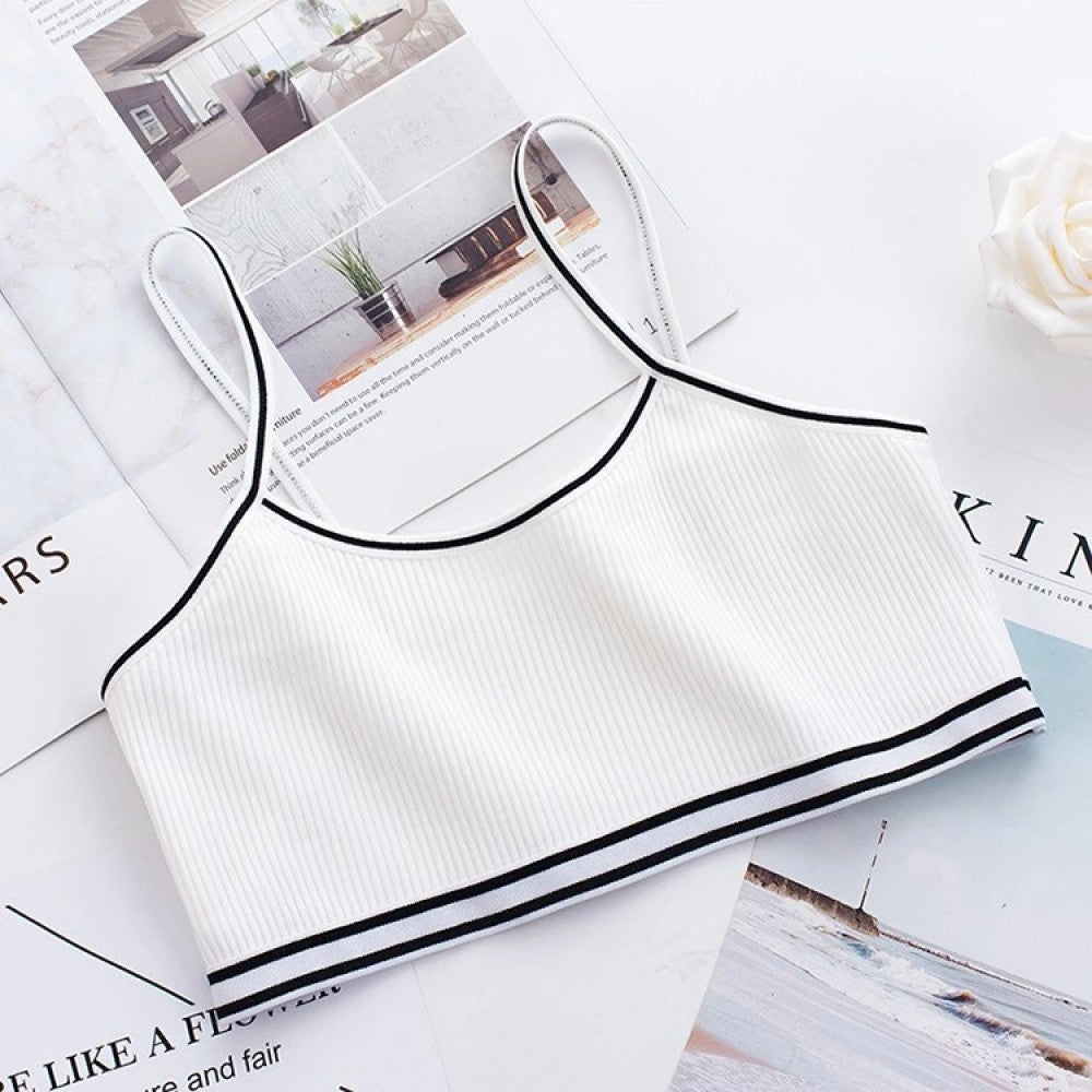 Double Layer Top Bra For Women - White - Shop N Save