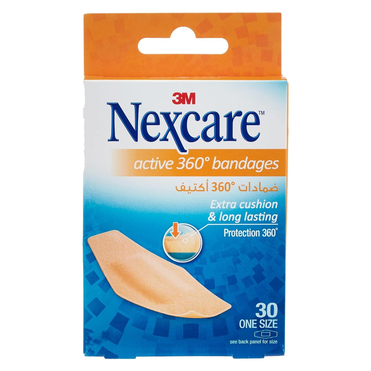Nexcare™ 572-30Dp Active Bandages, 28x76mm, 30/box