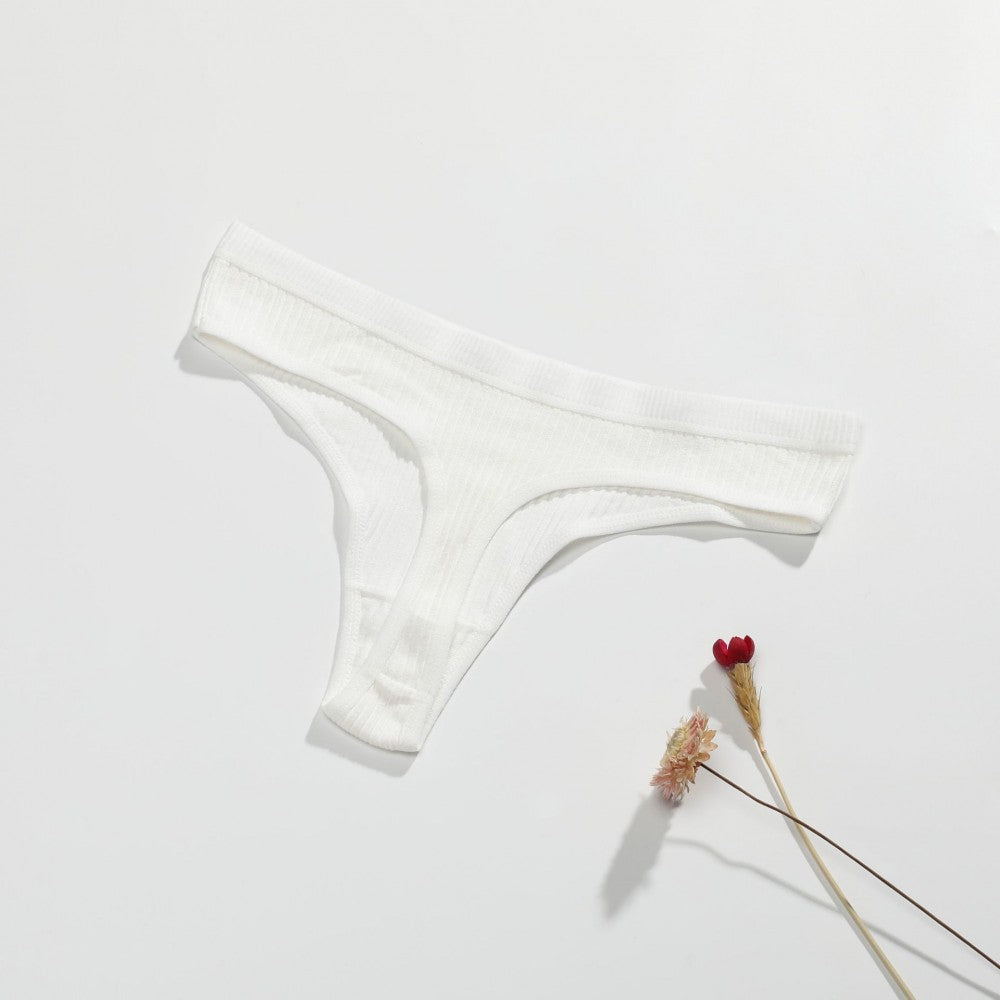 Pure Cotton American V Style Panty For Women - White - Shop N Save
