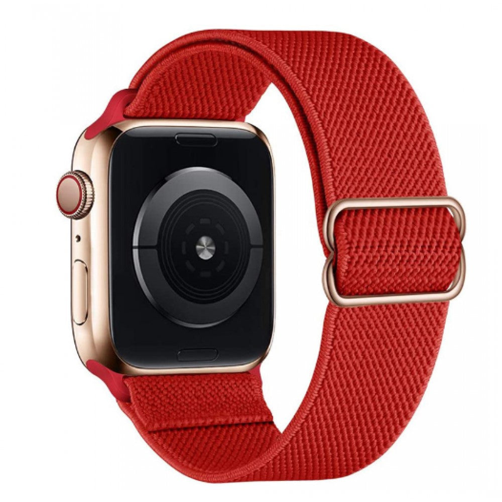Nylon Loop Strap For Apple Watch Band Smartwatch Belt red