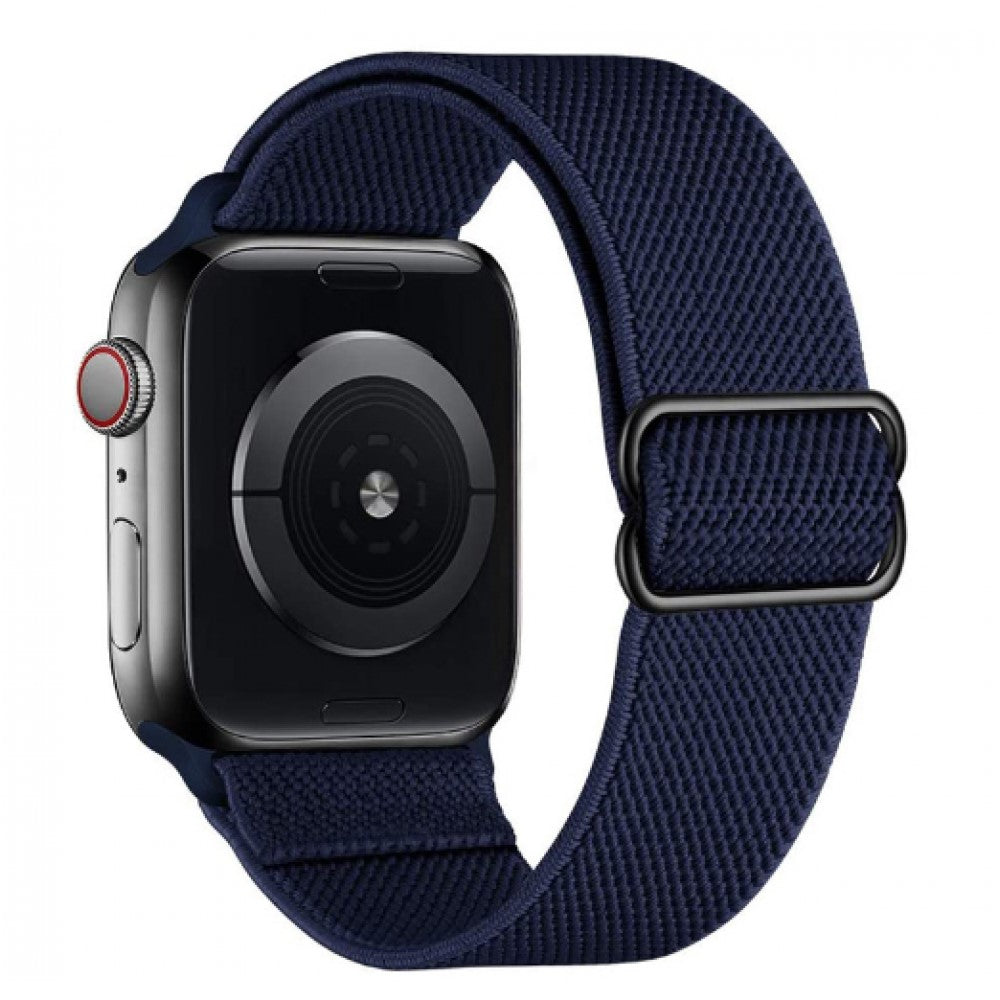 Nylon Loop Strap For Apple Watch Band Smartwatch Belt Dark Blue