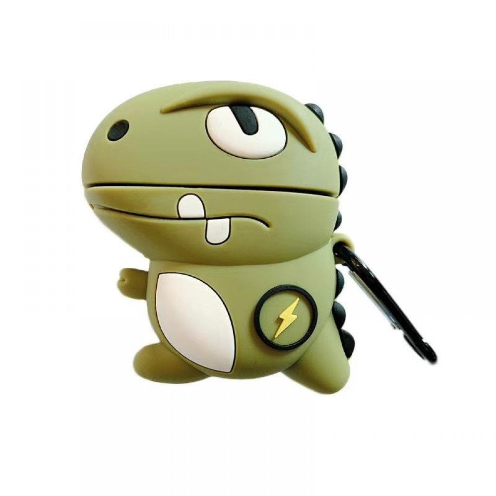 Cartoon 3D Earphone Case For Airpods 1 2 Silicone Cover Dinosaur