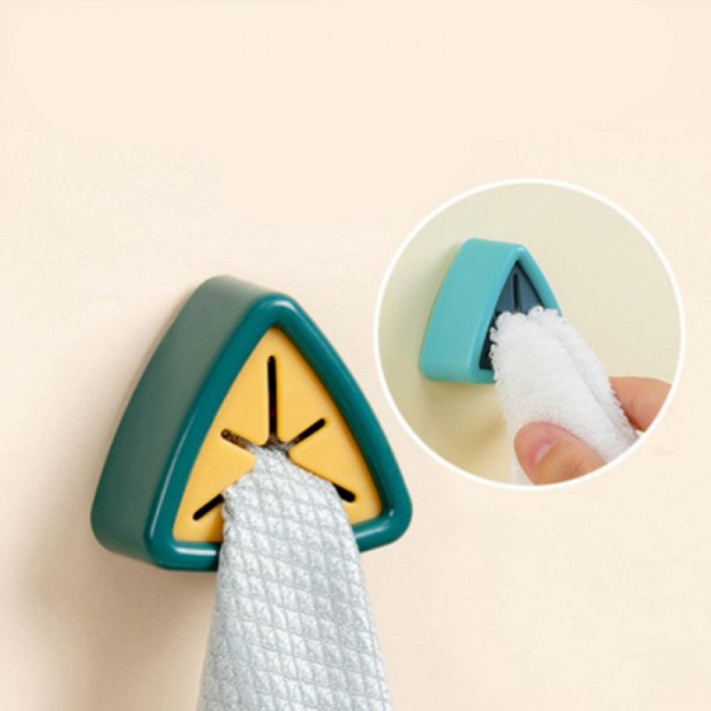 Towel Plug Holder Toilet Bathroom Hook - Green