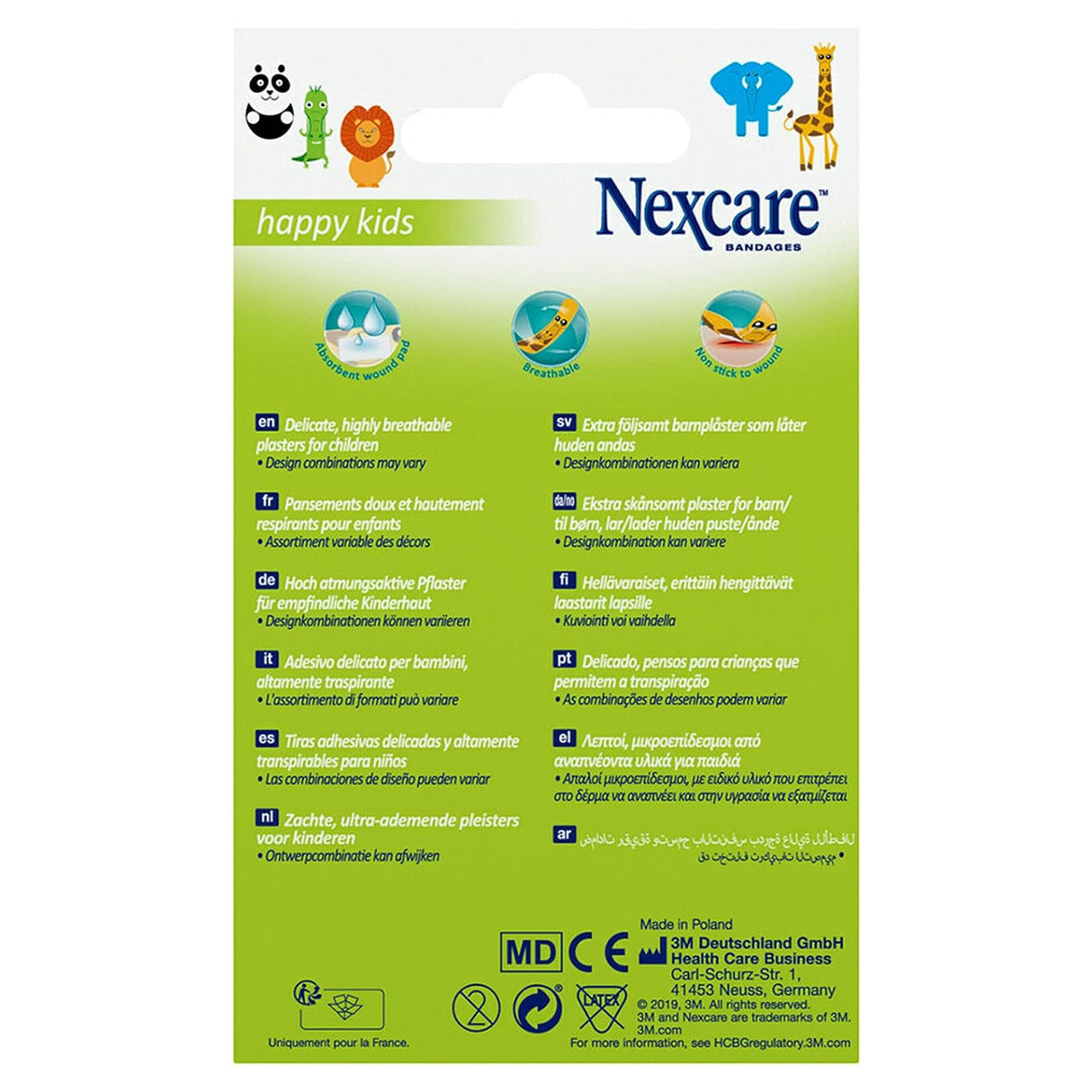 Nexcare N0920AN Animals 20assor-multil