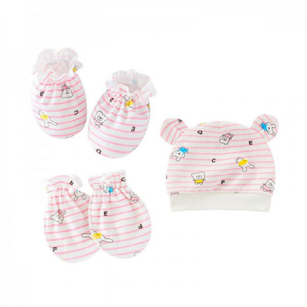 Newborn Baby Cap Anti-Scratch Gloves Foot Cover - Shop N Save