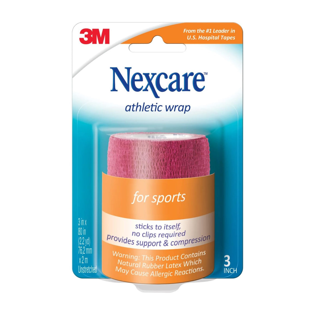 Nexcare™ CR-3R Athletic Wrap Red