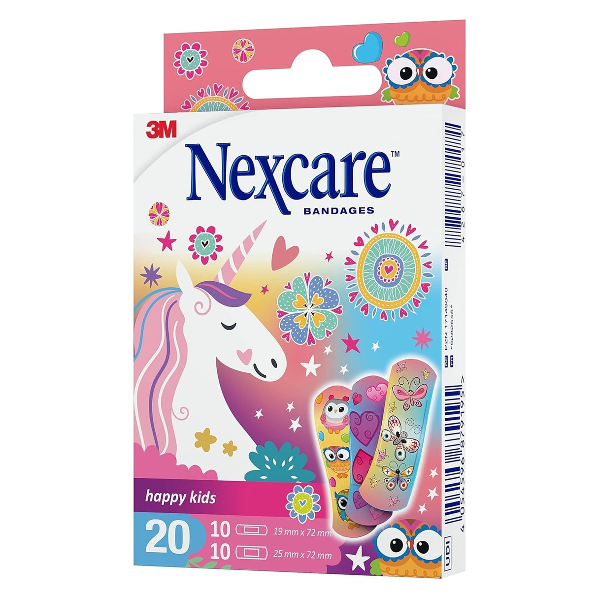 NEXCARE™ HAPPY KIDS PLASTERS MAGIC, ASSORTED, 20/PACK