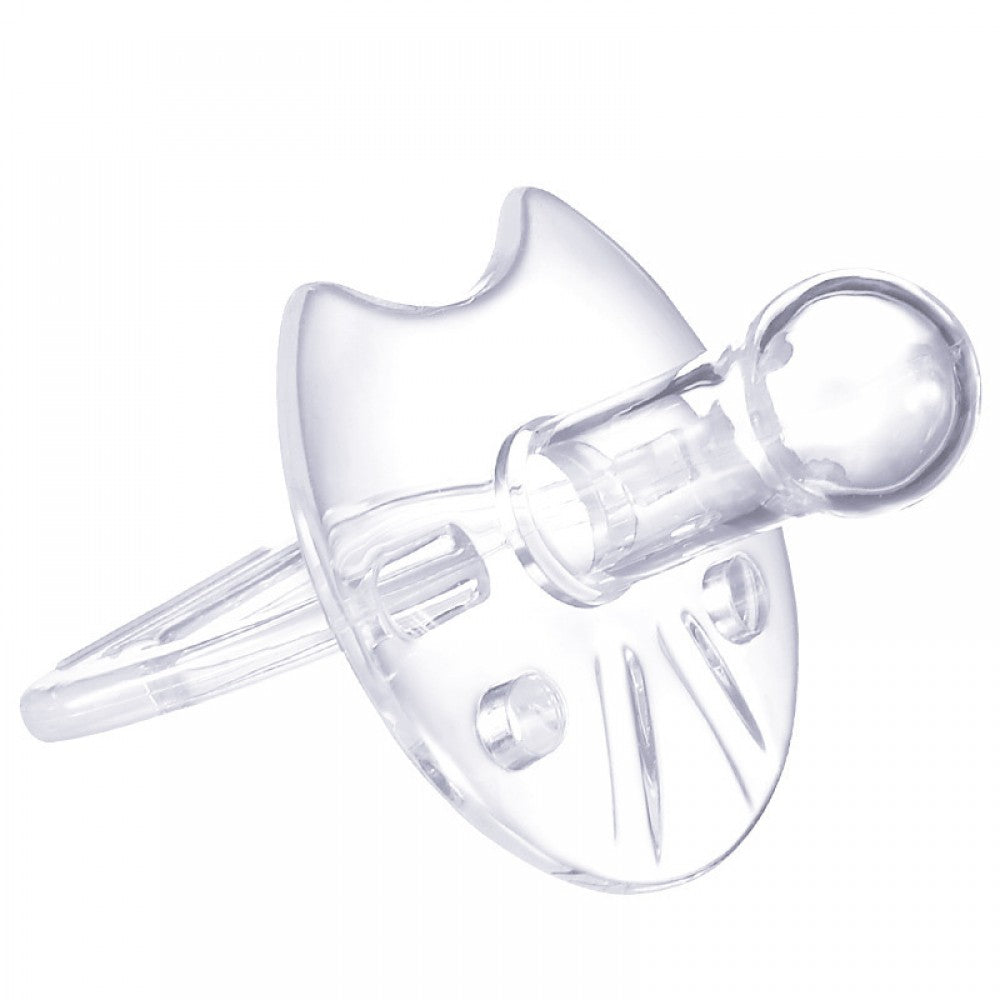 New Born Baby Pacifier Full Silicone Thumb Type Nipple Type Sleeping Pacifier - Shop N Save