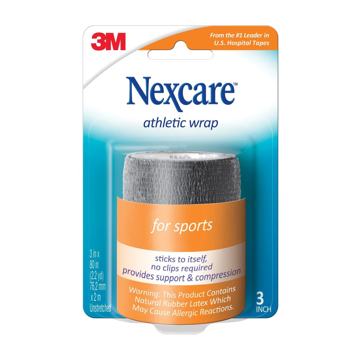 Nexcare™ CR-3BK Athletic Wrap Black