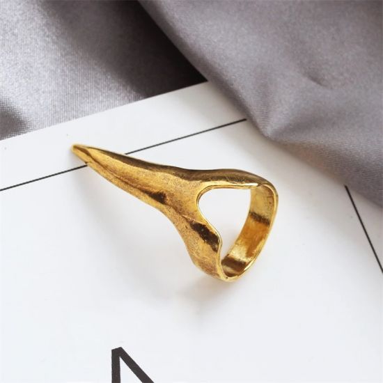 Magic Claw Plate Hair Nail Ring Wolverine Golden