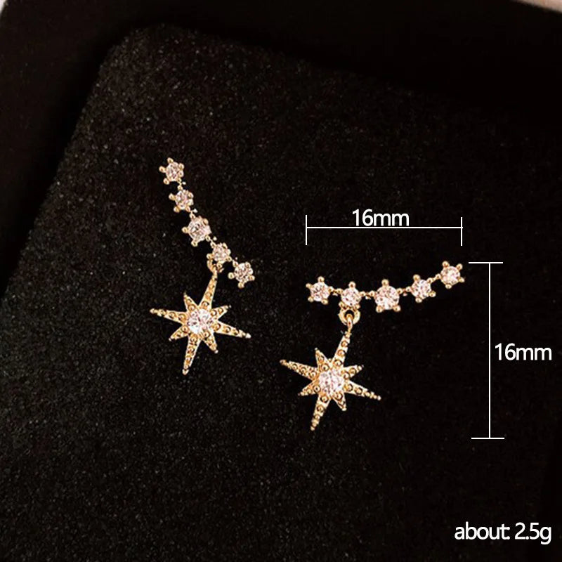 2023 Star Earrings - Gold Women's Party Jewelry - Shop N Save