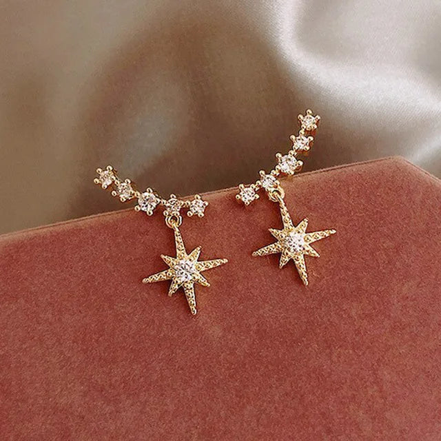 2023 Star Earrings - Gold Women's Party Jewelry - Shop N Save