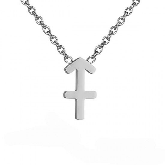Constellations Necklace Pendant Sagittarius Silver