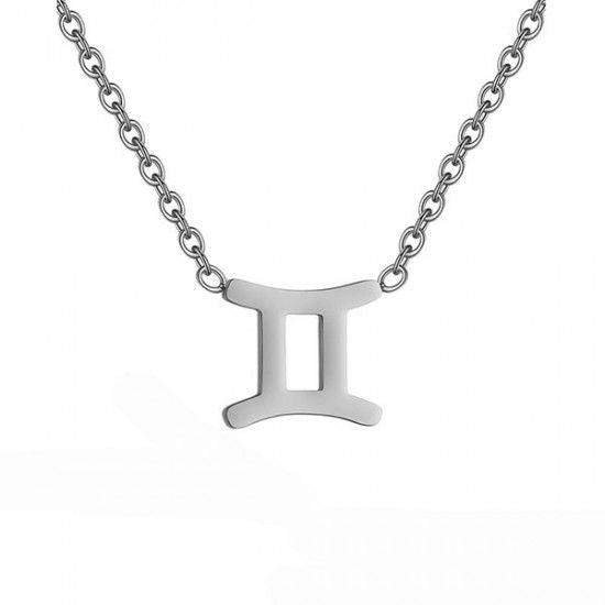 Constellations Necklace Pendant Gemini Silver