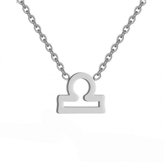 Constellations Necklace Pendant Libra Silver