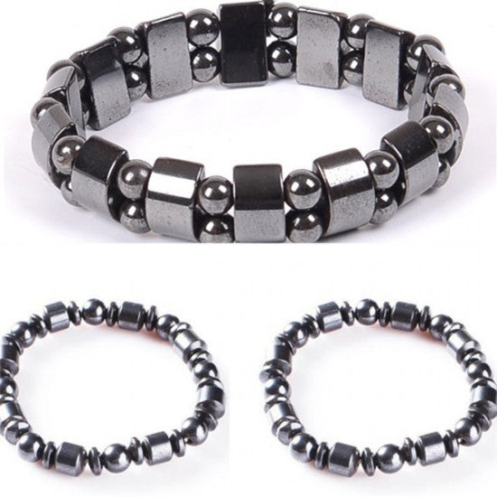 Beaded Elastic Magnetic Beautiful Bracelet - Black