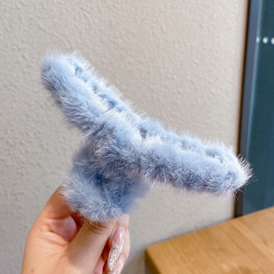 Geometric Hair Elegant Clip Hollow Hairpin Blue