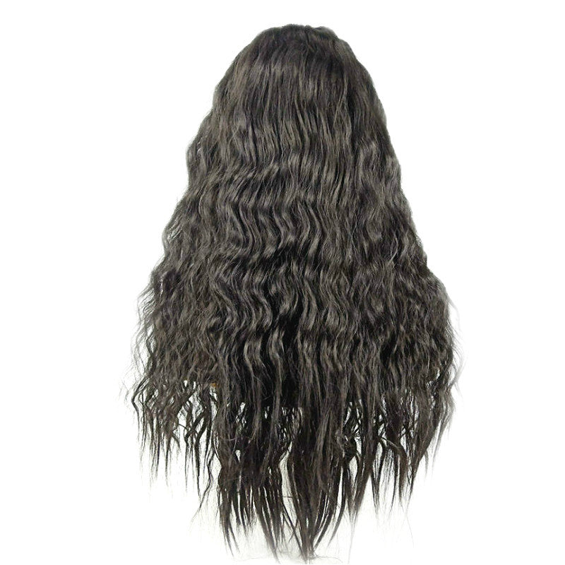 European & American Fiber Wigs: Corn Permed, Long Curls, Water Ripples