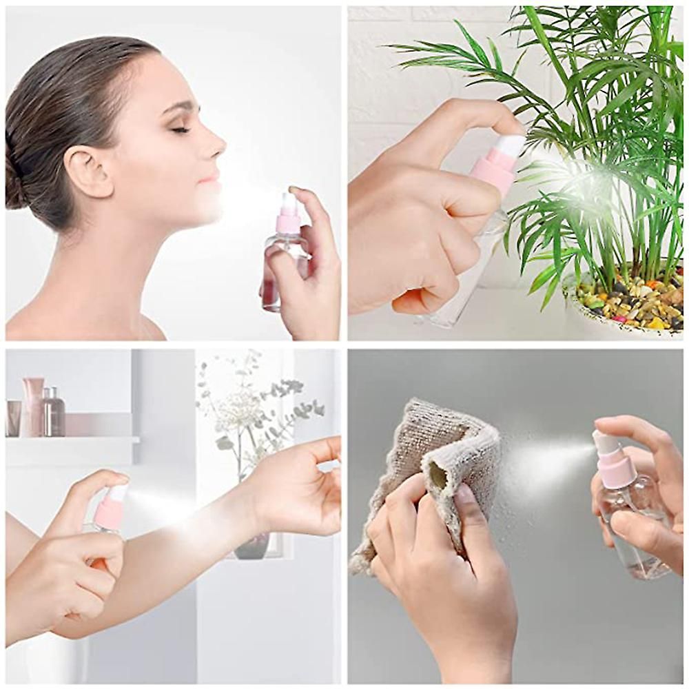 Empty Bottle Set: Efficient Storage 7 PCS , Convenient for Travel-Pink