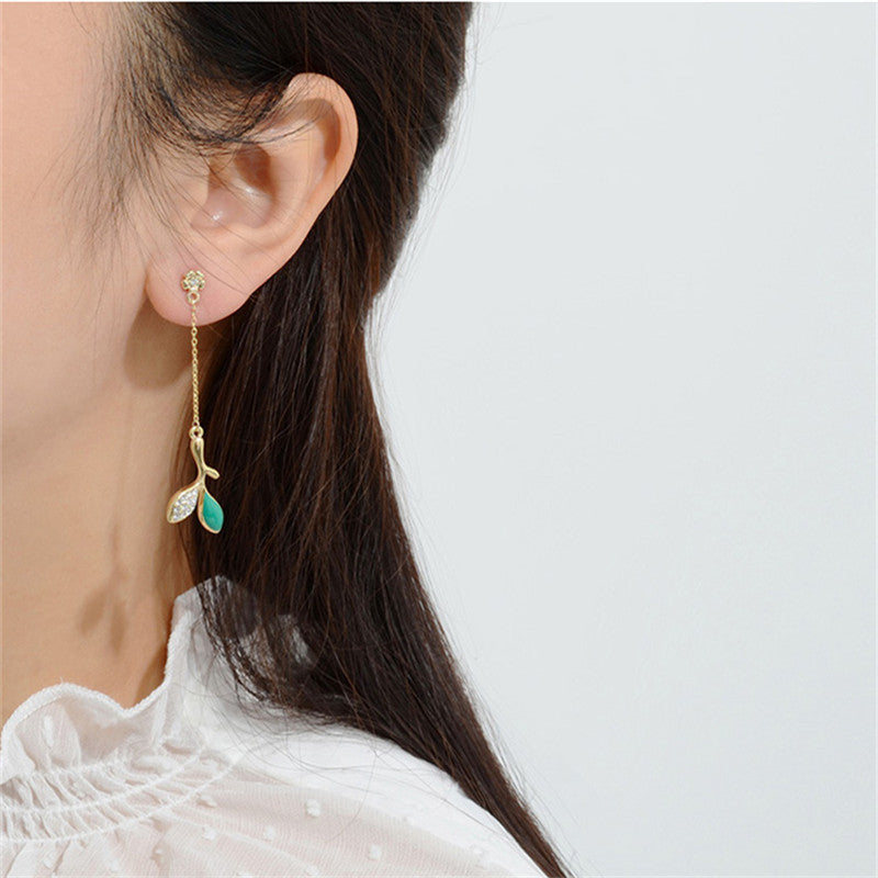 Korean Style Silver Needle Earrings - Trendy Ins Fashion - Shop N Save