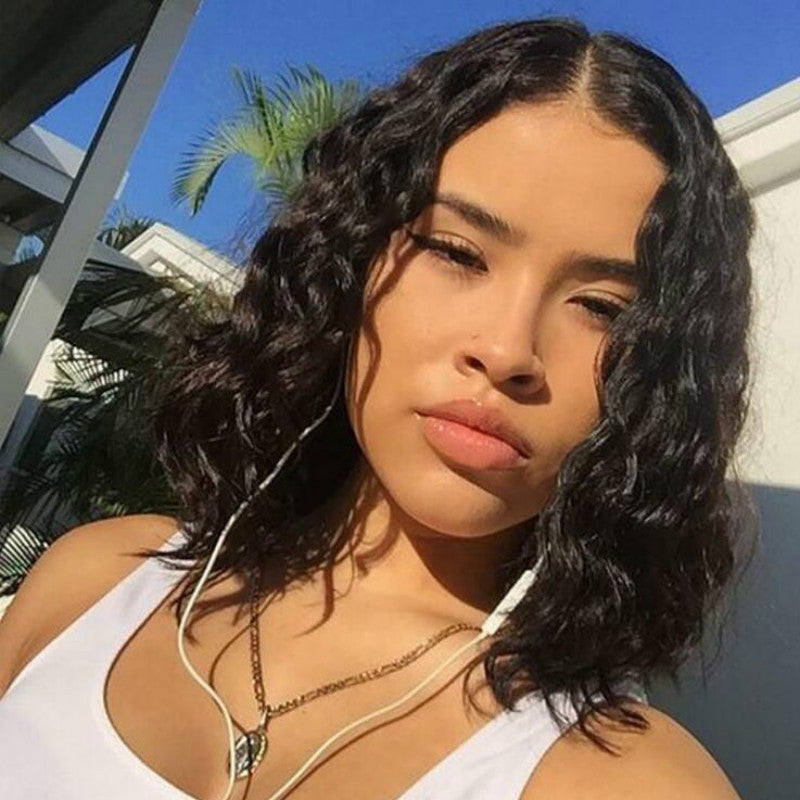 Cross-Border Wig - Small Curly Hair