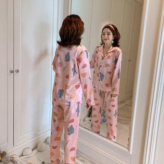 Single Pcs Nightwear For Women Sleepwear Peach