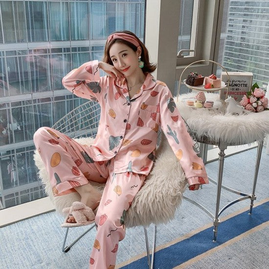 Single Pcs Nightwear For Women Sleepwear Peach