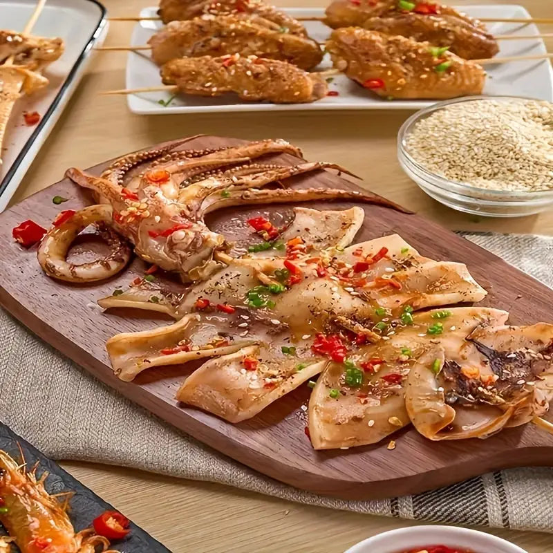 100 pcs Natural Bamboo Skewers for BBQ, Appetizers,Kebabs,nacks, Kitchen Crafts, Party Accessories