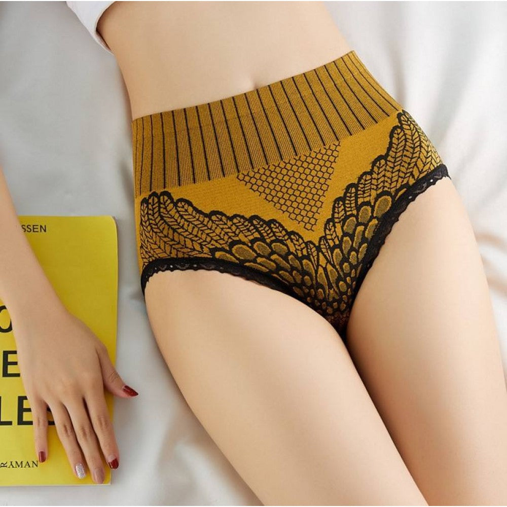 Women Seamless Panties Underwear Female Waist Hip Lifting Golden - Shop N Save