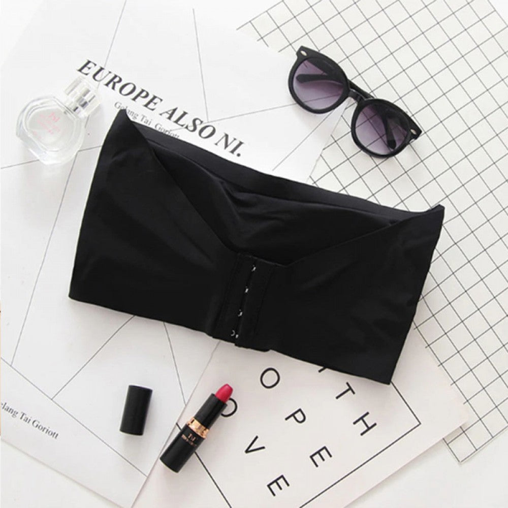 Strapless High Quality Comfortable Wear Push Up Bra - Black - Shop N Save