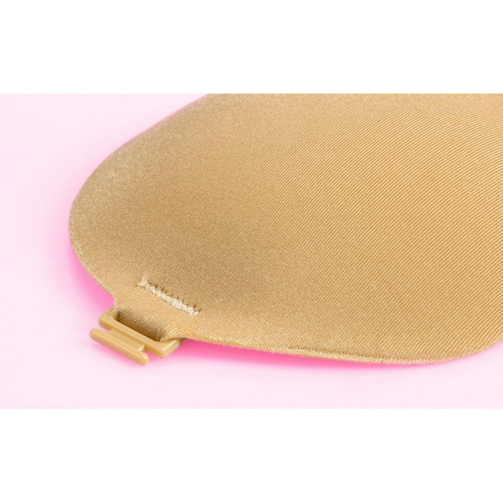 Chest Lifting Backless Push Up Silicone Adhesive Bra - Black - Shop N Save