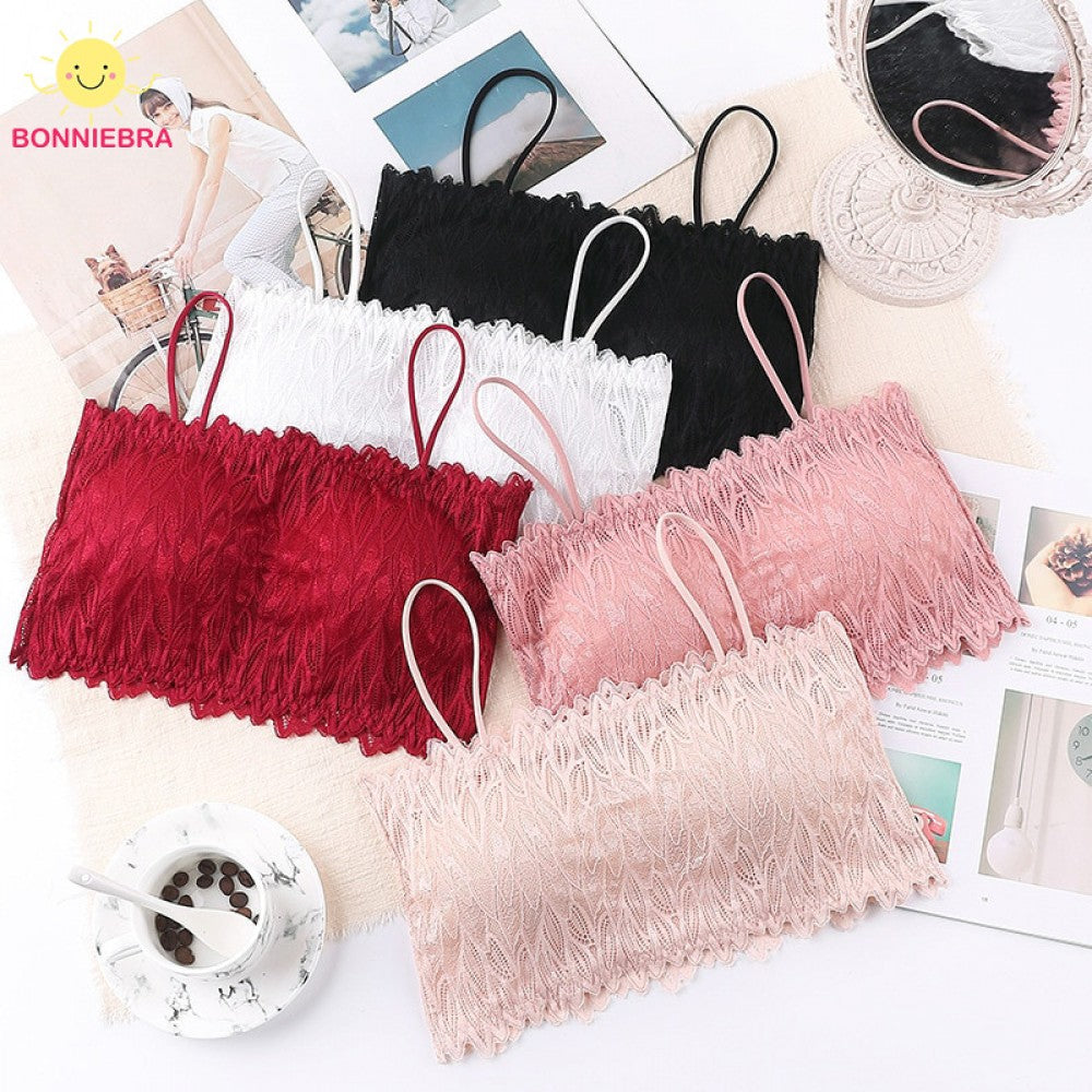 Women Bralette Padded Fashion Tube Top - Red - Shop N Save