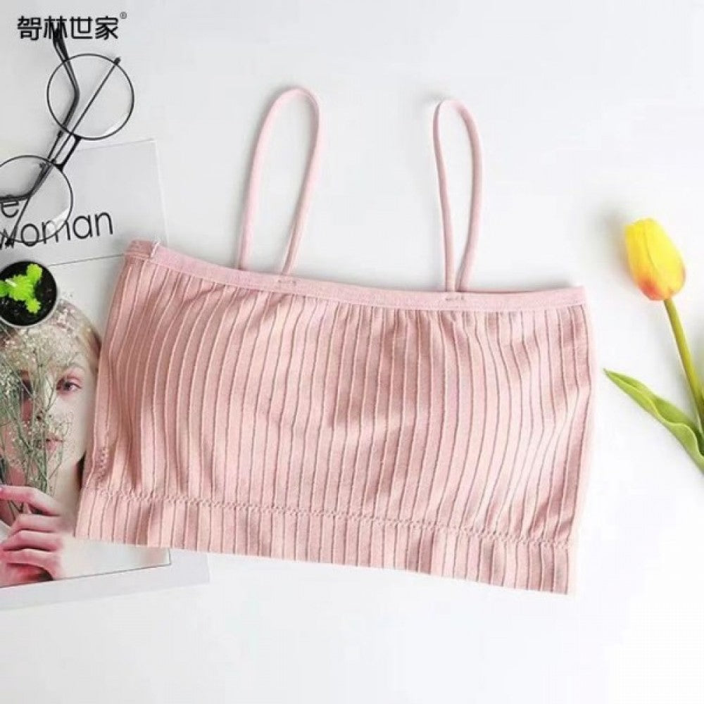 Korean Version Soft Cotton Bra For Women - Pink - Shop N Save