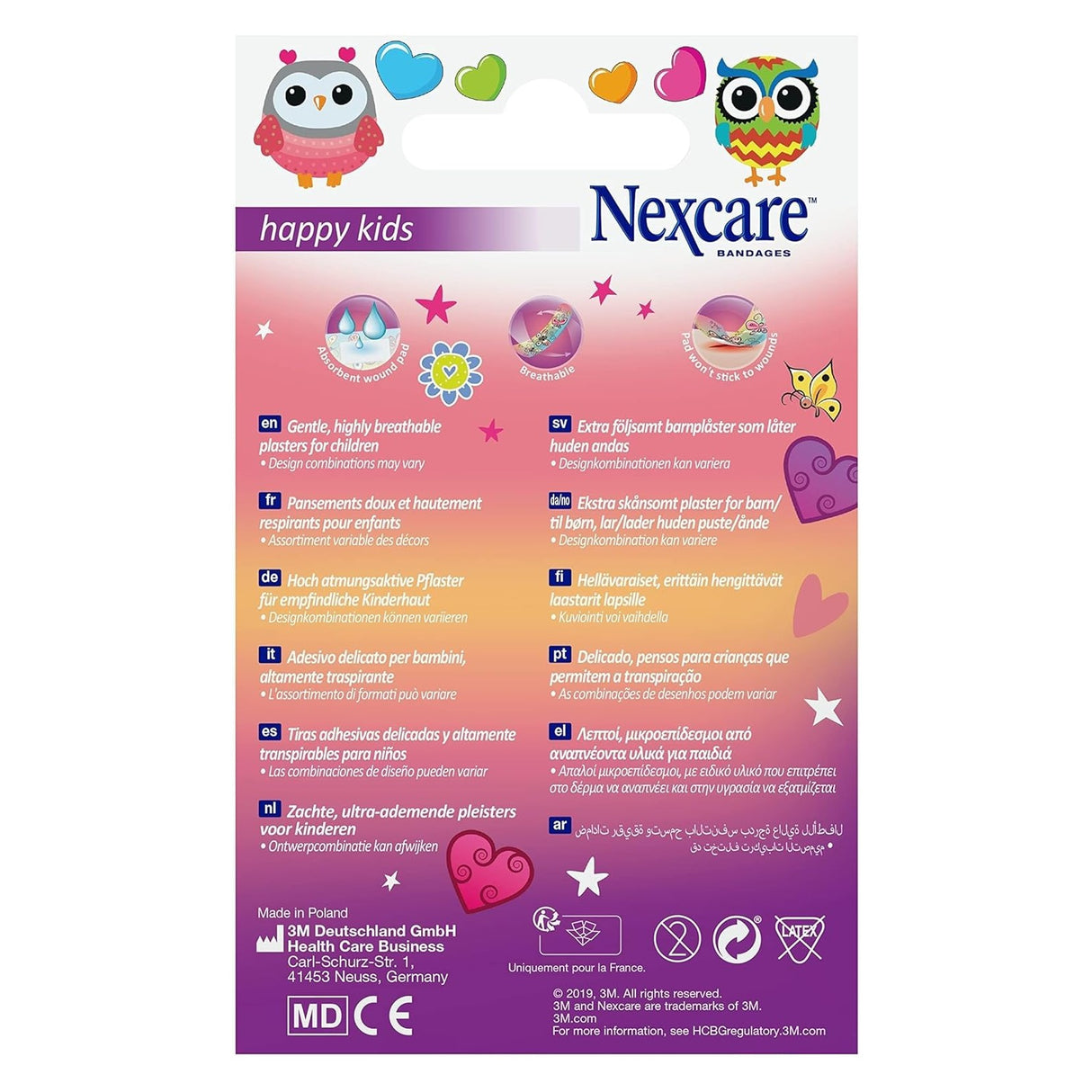 NEXCARE™ HAPPY KIDS PLASTERS MAGIC, ASSORTED, 20/PACK