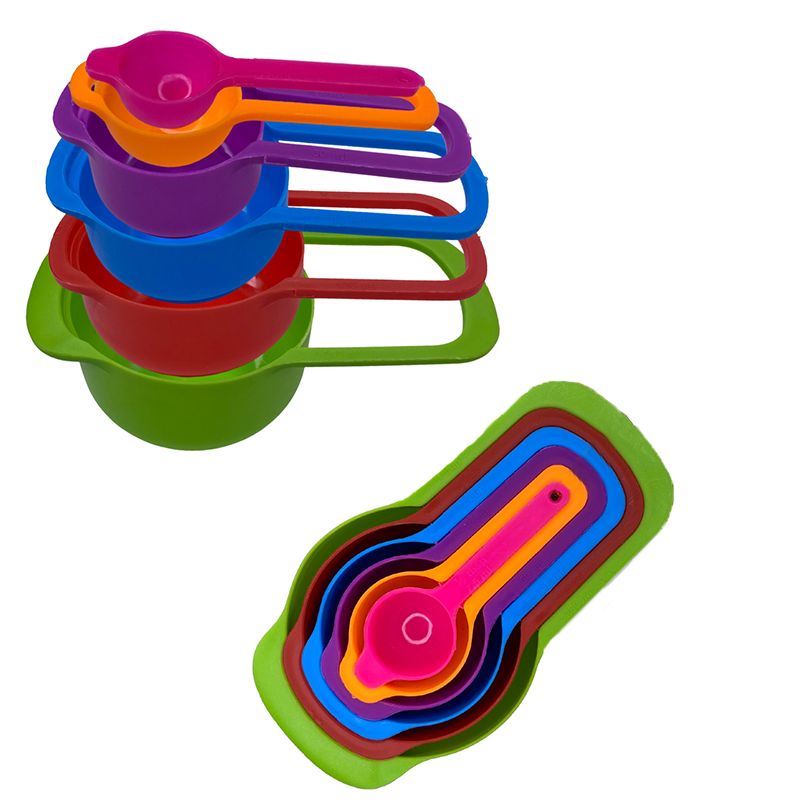 6 Pcs Color Measuring Spoon Set - Kitchen-grade Baking Tool