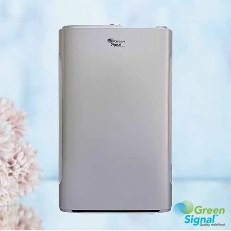 GS O2 Air Purifier with powerful levels of air purifications (HEPA & Carbon filteration), UV Sterlizer, Anoin function, Optional humidification, Child lock and Wifi control.